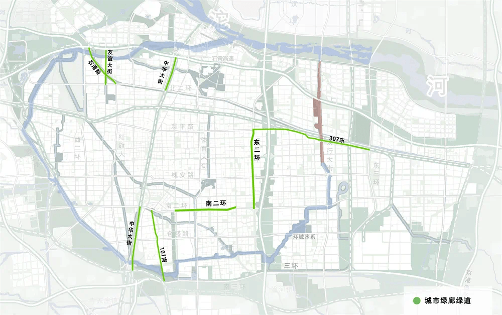 友谊大街307国道4.太平河周边绿地提升.