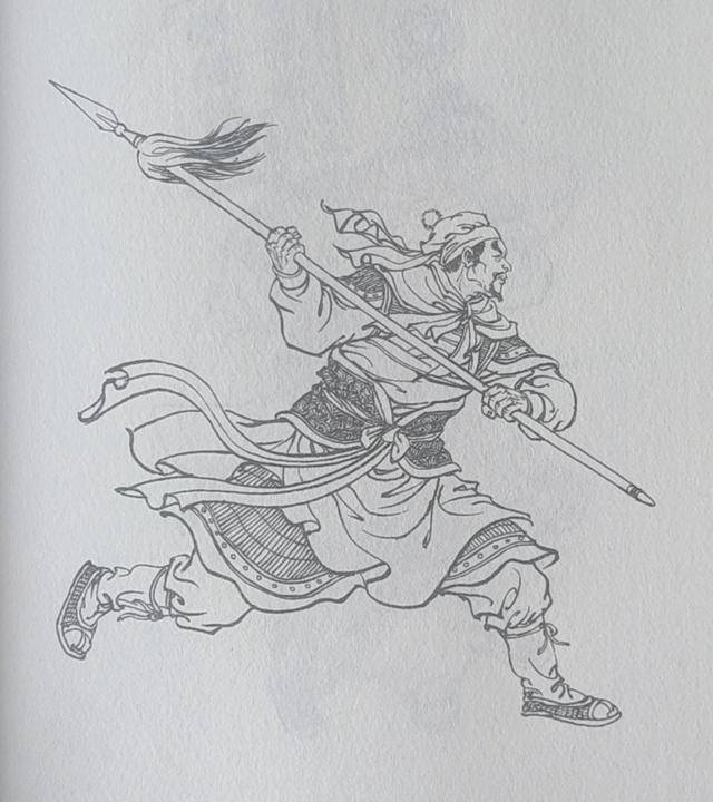 原创梁山好汉邓飞绰号火眼狻猊犹如一头红眼雄狮