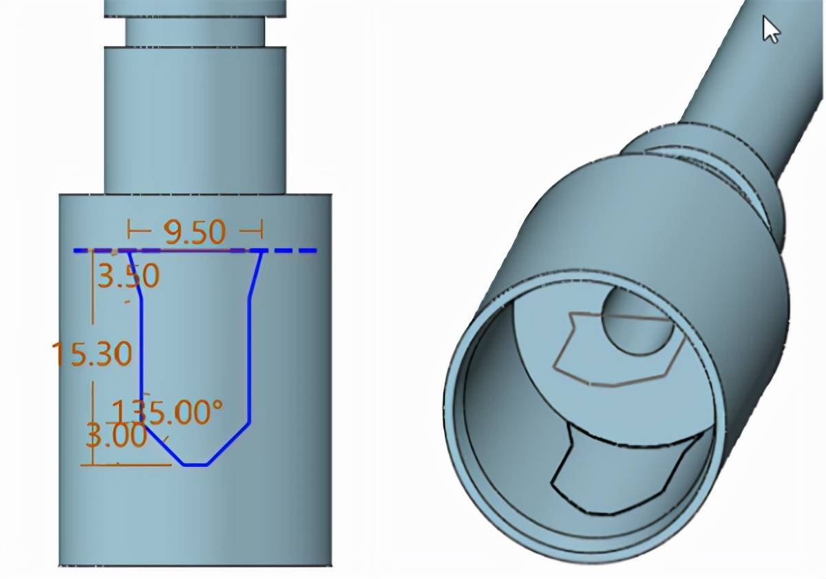 功能|玩趣3D:如何应用中望3D,快速设计基站天线传动螺杆?