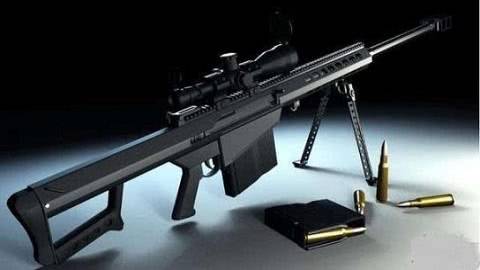 全世界最著名的一种反器材式,巴雷特m82a1不愧是重型半自动狙击步枪的