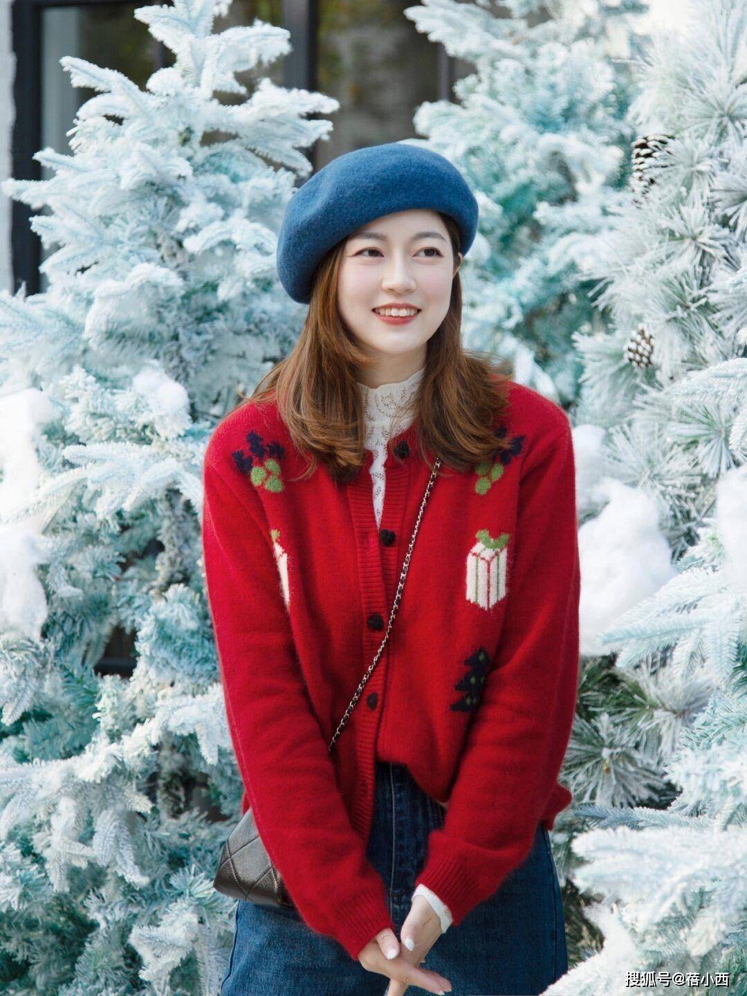 驼色 春季赶时髦就穿“针织开衫”，优雅又实用，配牛仔裤半身裙都好看