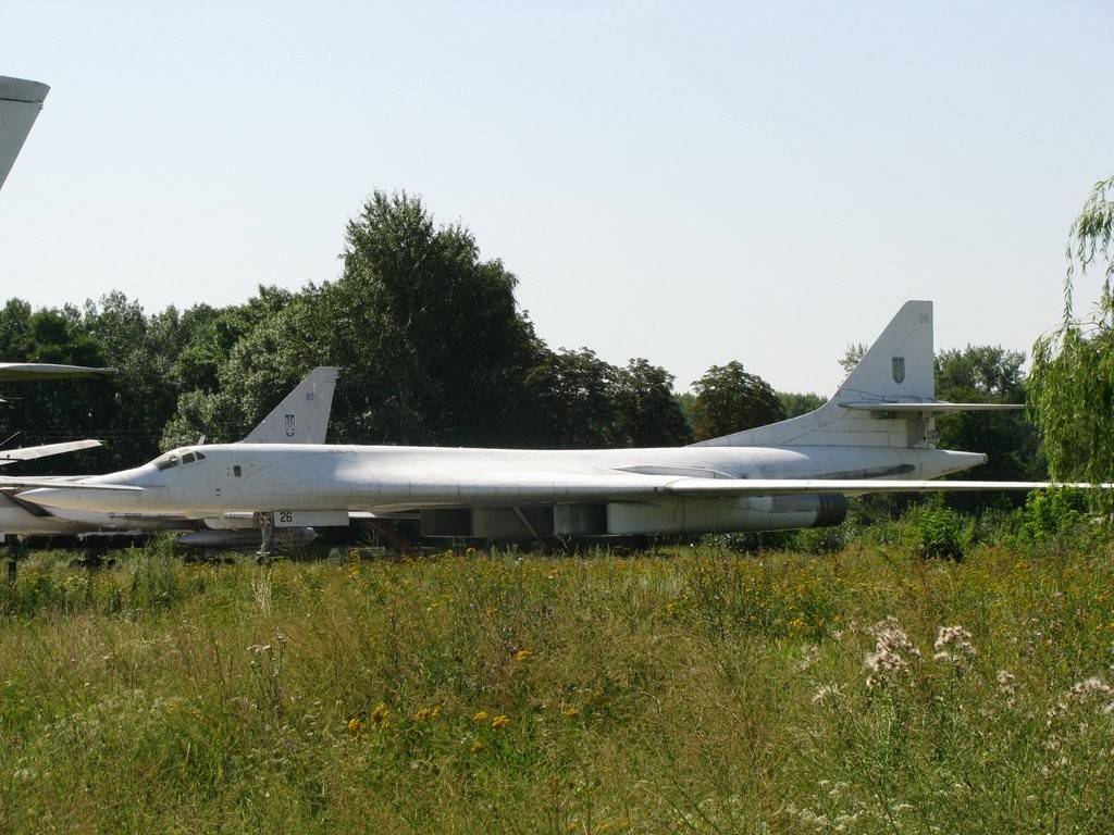 The only Tu-160 left in the Poltava Museum