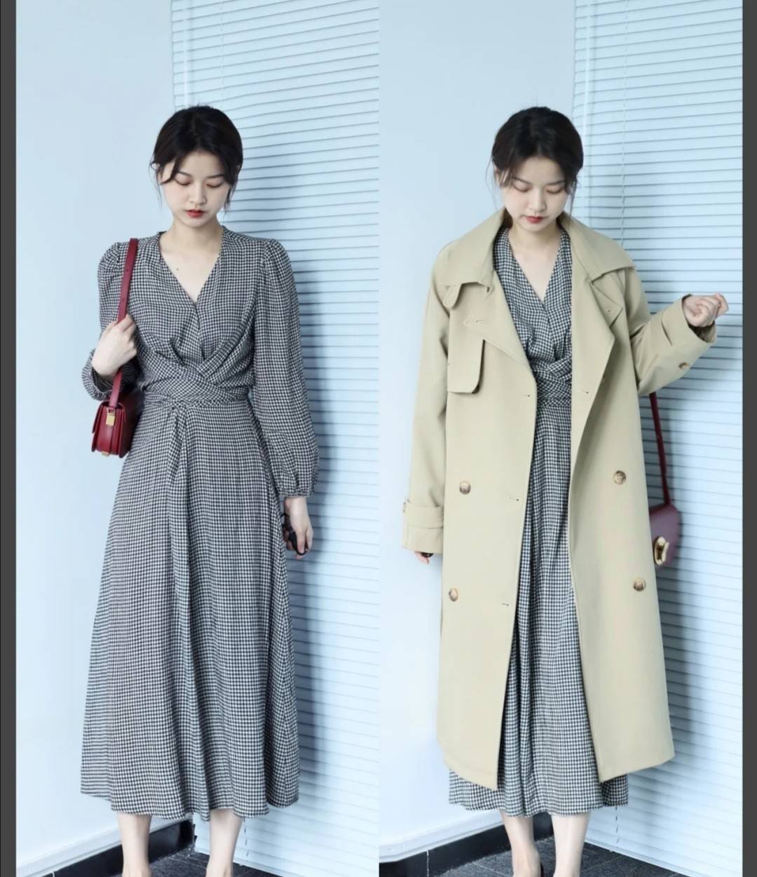 身材 早春少不了“风衣”、“牛仔外套”，实用还百搭，舒适又得体