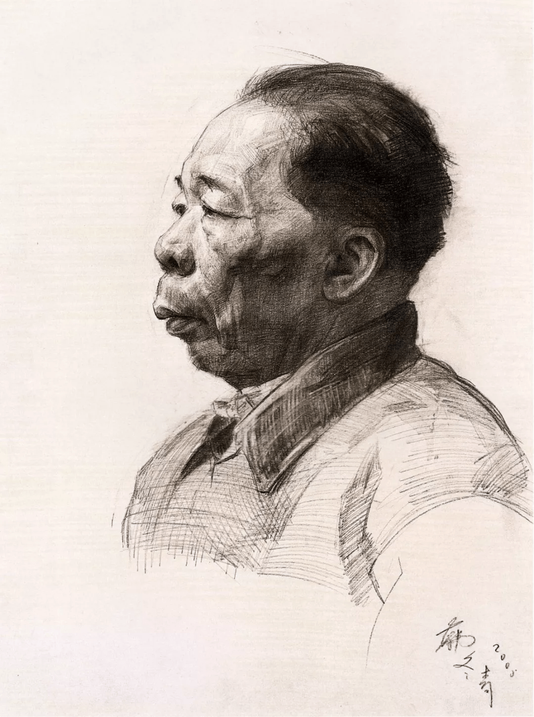 方法素描干货 | 人像冷知识及央美附中留校人像全集