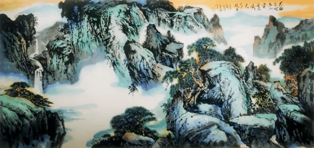 水墨画|溢彩吕梁丨 高平安水墨画作品在吕梁市群众艺术馆展出