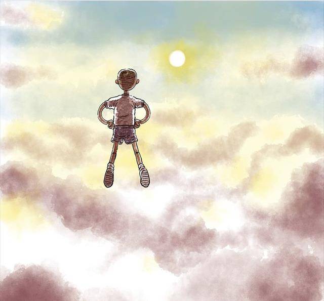 漫画飞翔的男孩,自由翱翔于蓝天之上的小男孩,却是战争的受害者_生活