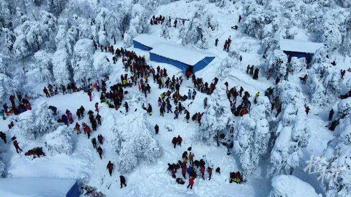 赏雪|一对男女游客赏雪失联，警方和救援组织连夜上山搜救