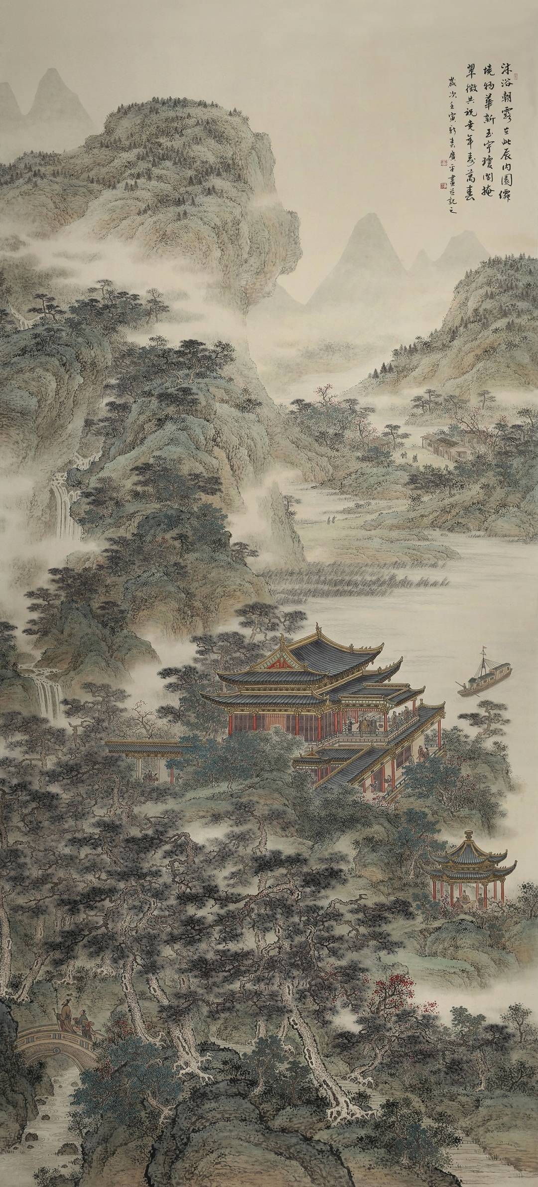 清逸古雅境界邈远浅析林广平的山水画艺术