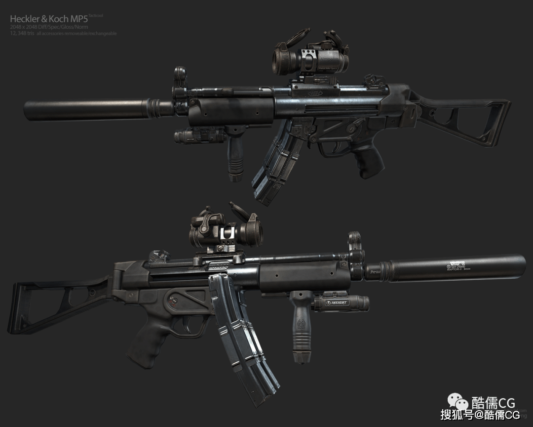 建模参考丨3d枪炮激光次世代热武器第一期