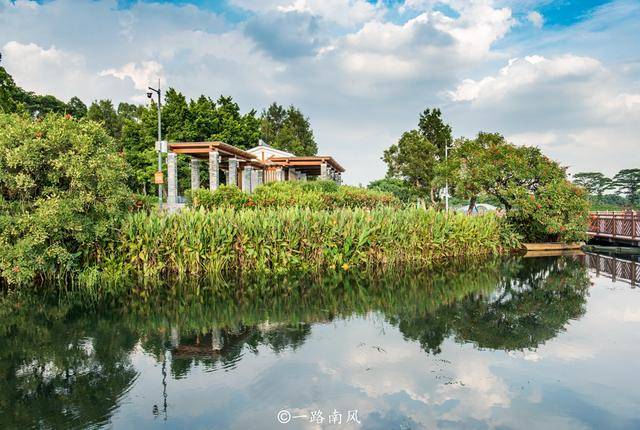 广州|实拍广州最大的人工湖，虽然颜值很高，但因为“偏僻”而游客不多