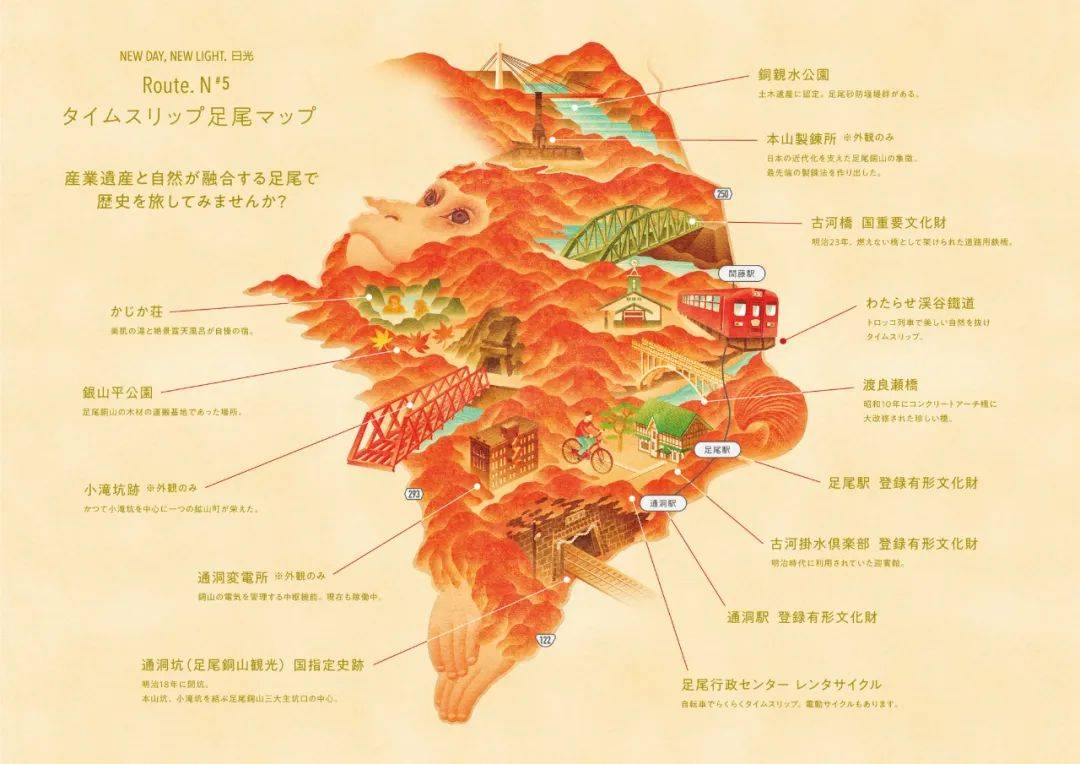 日本日光市旅游形象设计将动物形象融入其中