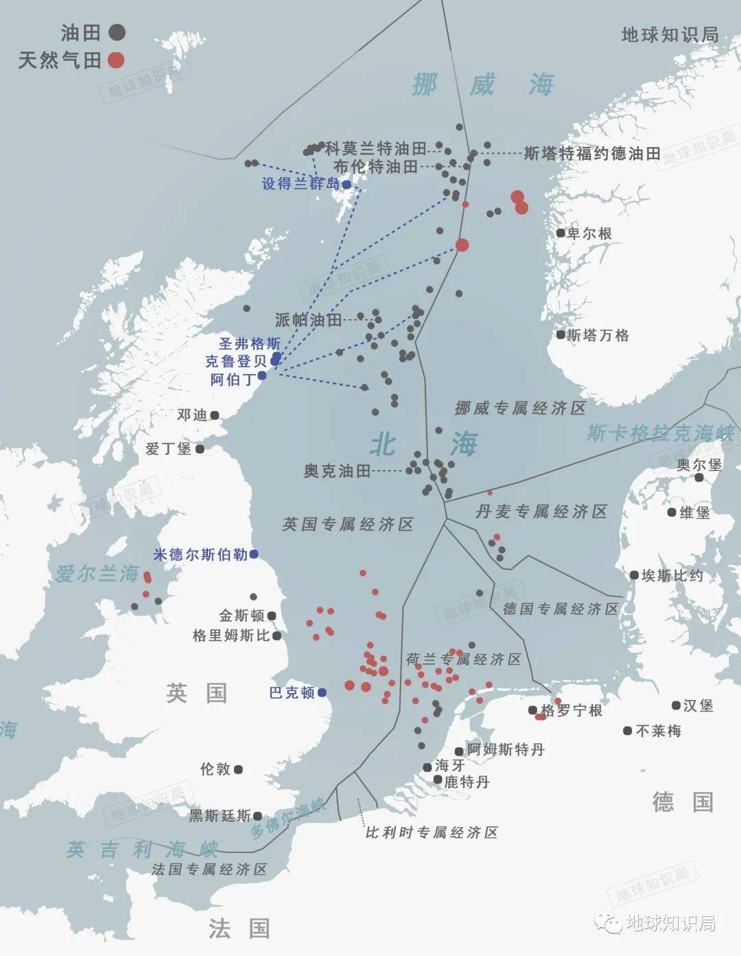 欧洲北海地图位置图片