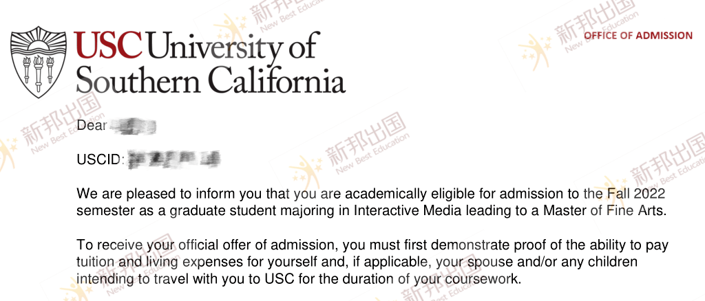 s.news美国大学综合排名 #27收获南加州大学offer恭喜