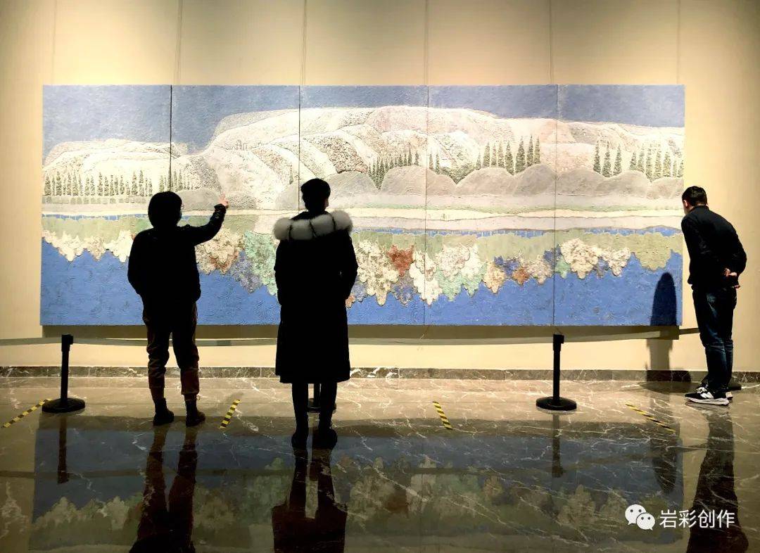 赵丽娅岩彩画相