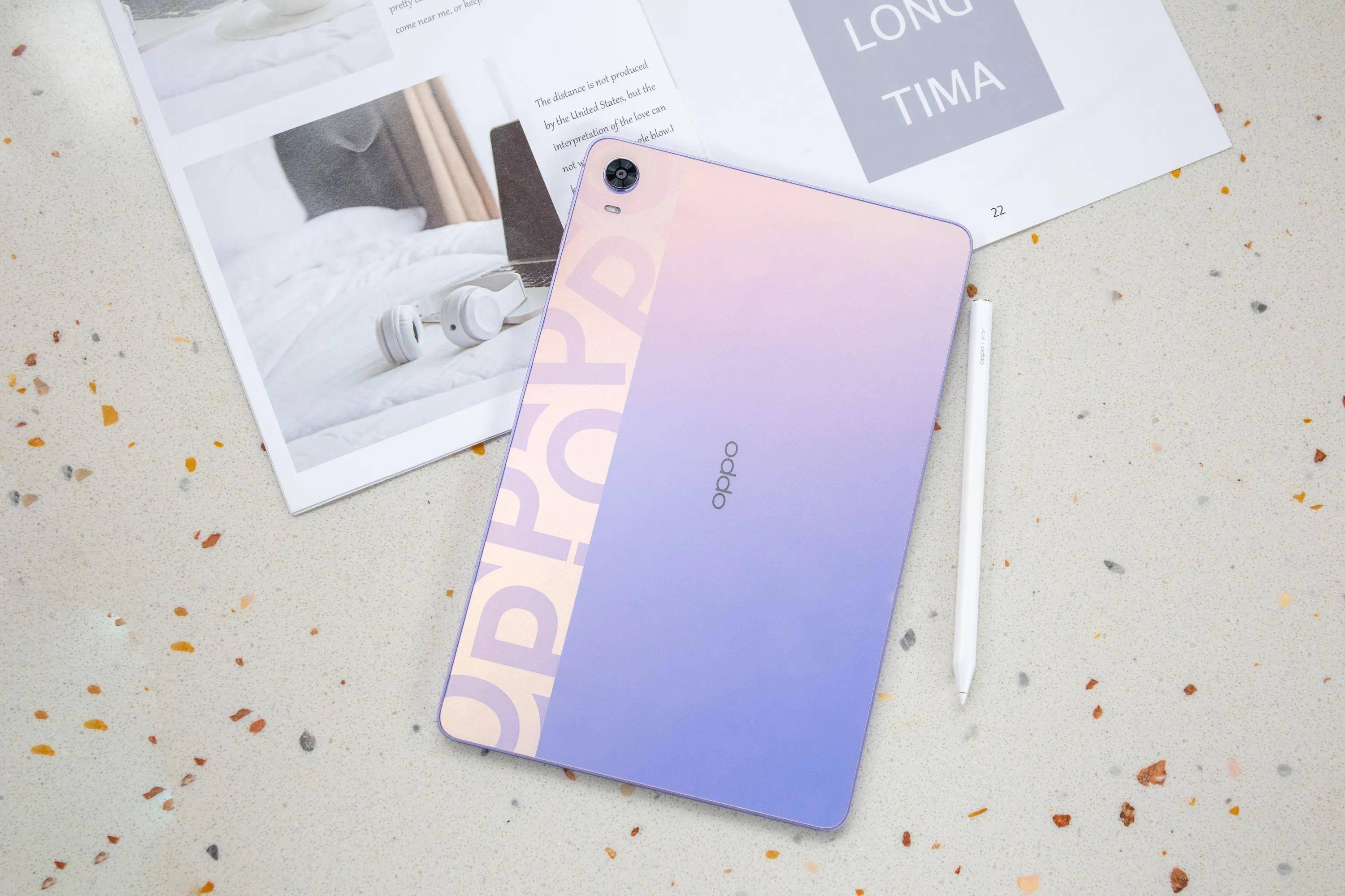 OPPO Pad极光紫图赏：120Hz高刷带来顺畅生产，颜值让人爱不释手