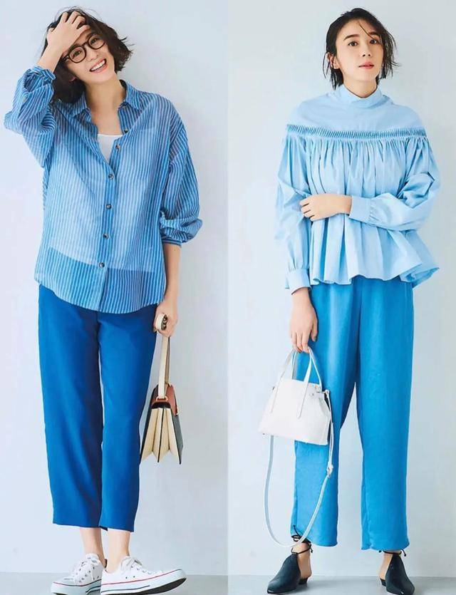 配饰 别再穿香芋紫色了!显白又显高级的“蓝色”,才是夏天的穿搭首选
