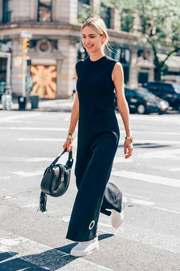 宽度 腿粗穿阔腿裤好看吗 夏季腿粗穿什么裤子街拍