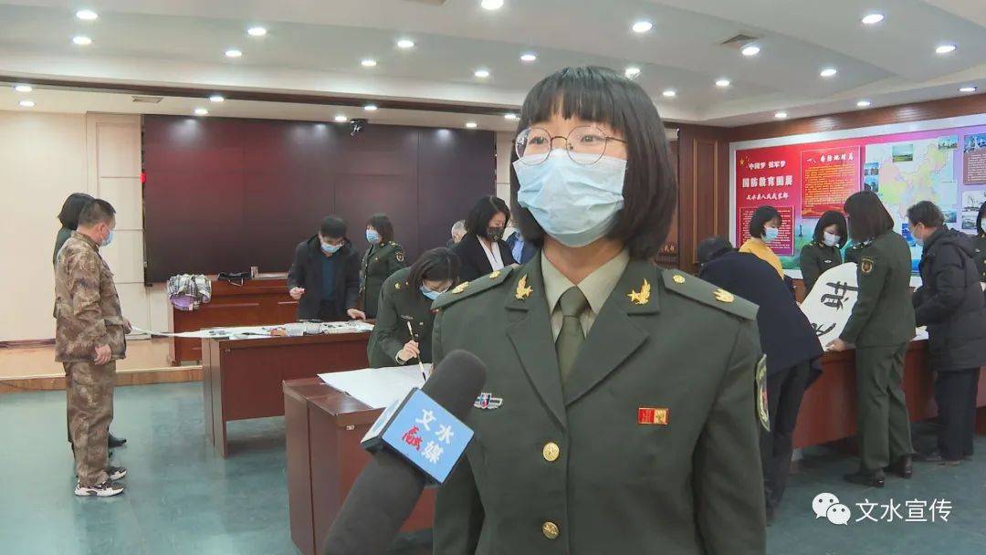 英雄|刘胡兰英雄民兵班：书法联谊庆“三八”