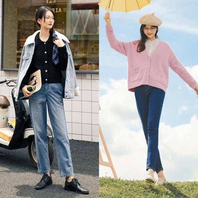 视觉 开春少不了一件“针织开衫”，掌握好它的穿搭精髓，温柔又减龄