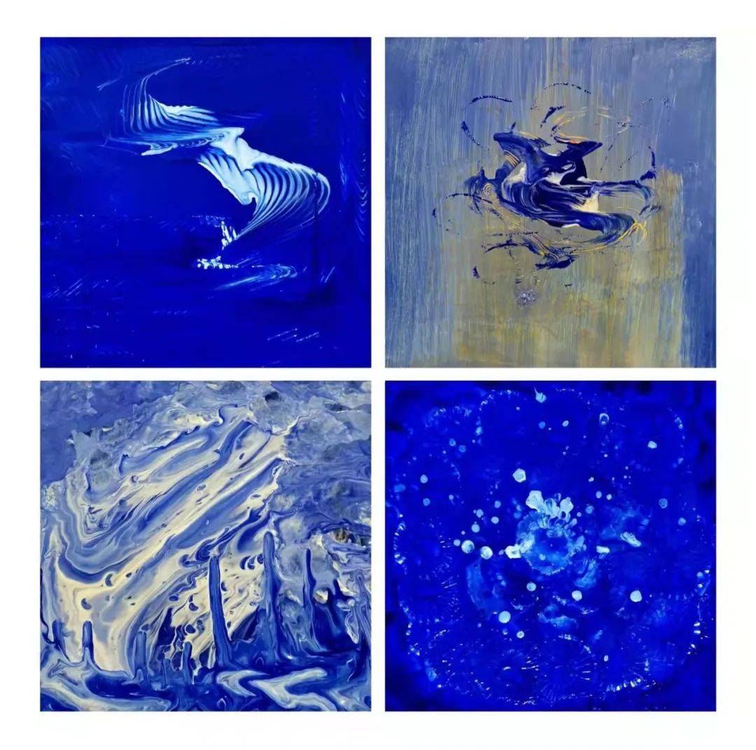 《寒国旧梦六》2016年作品,布面丙烯,80cm×120cm姚澜作品《戏春》