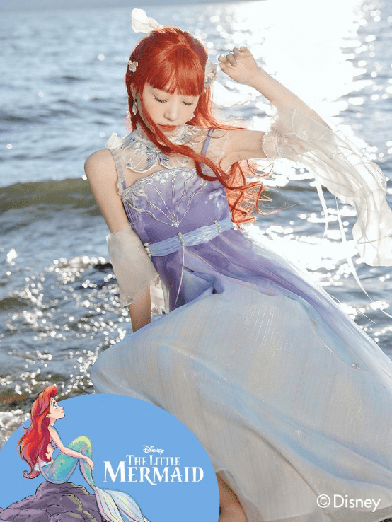 贝儿公主 迪士尼公主配上中国元素，这波脑洞汉服，我服!