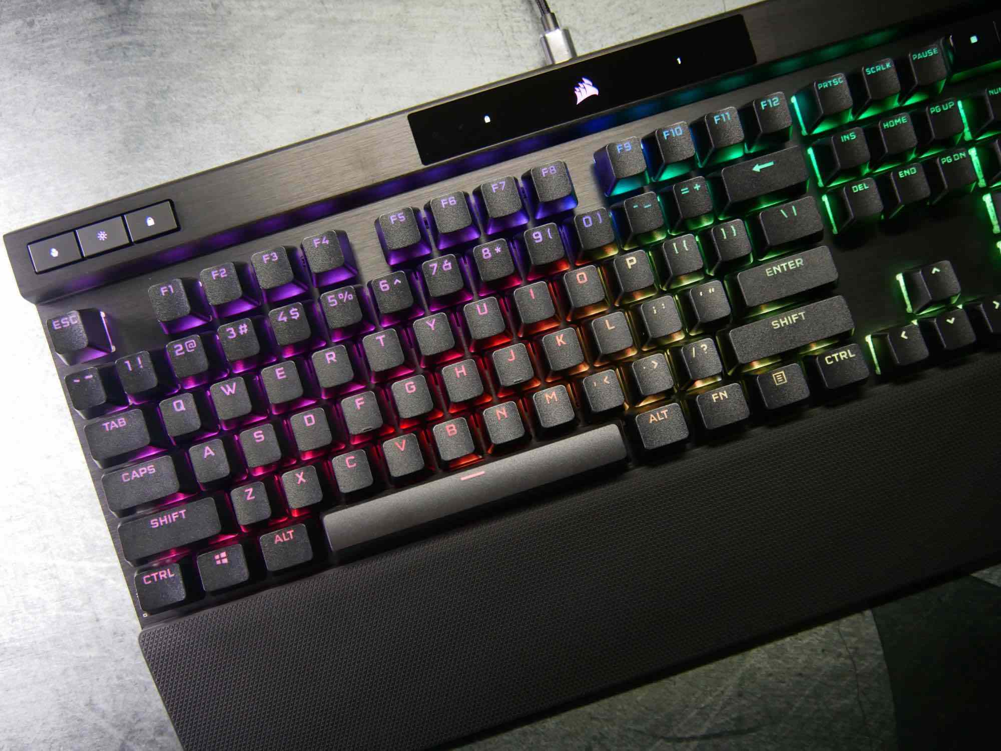 k70再进化海盗船k70rgbpro机械键盘体验