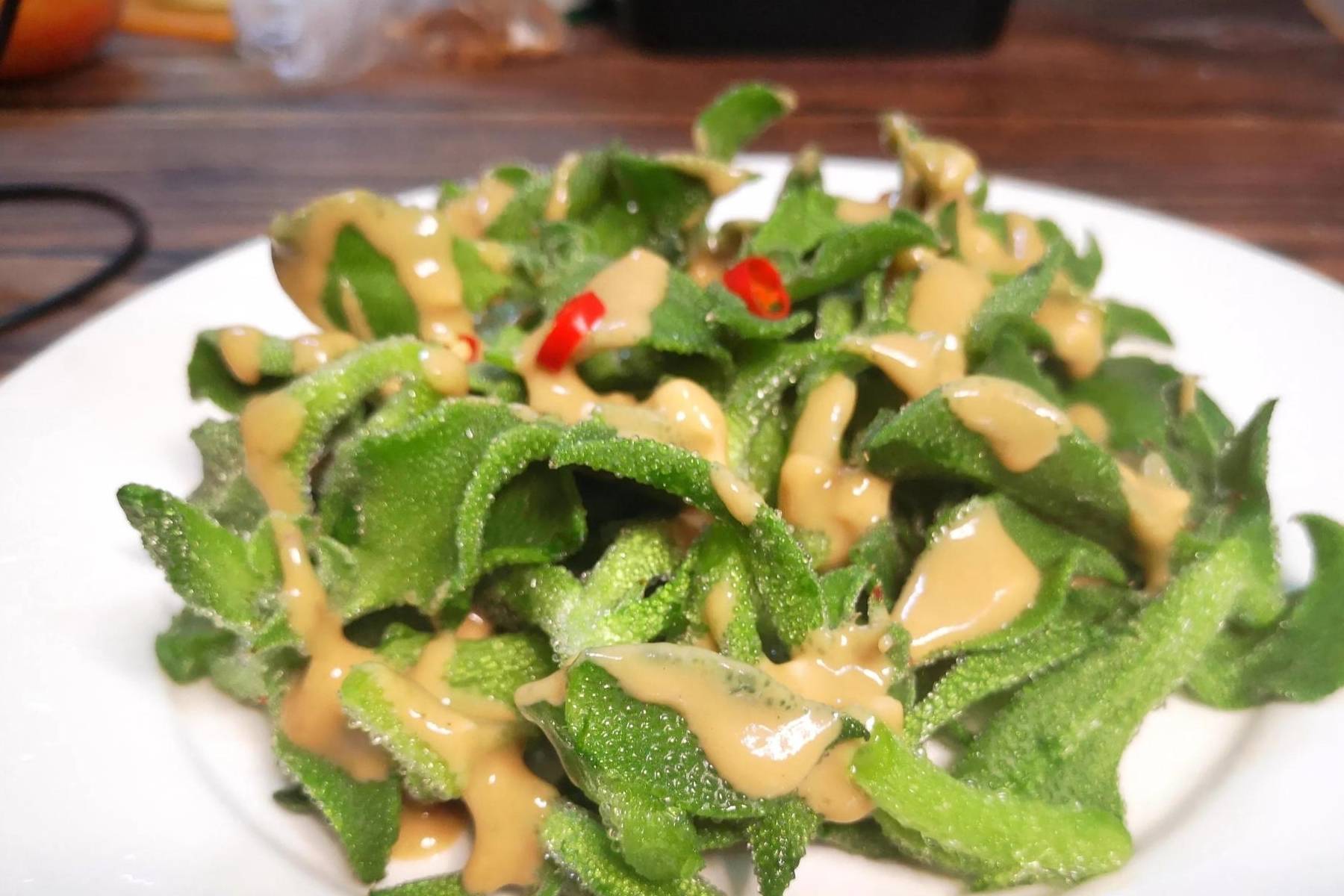 麻酱冰草,行走在舌尖上的春天味道,吃了1次还想吃