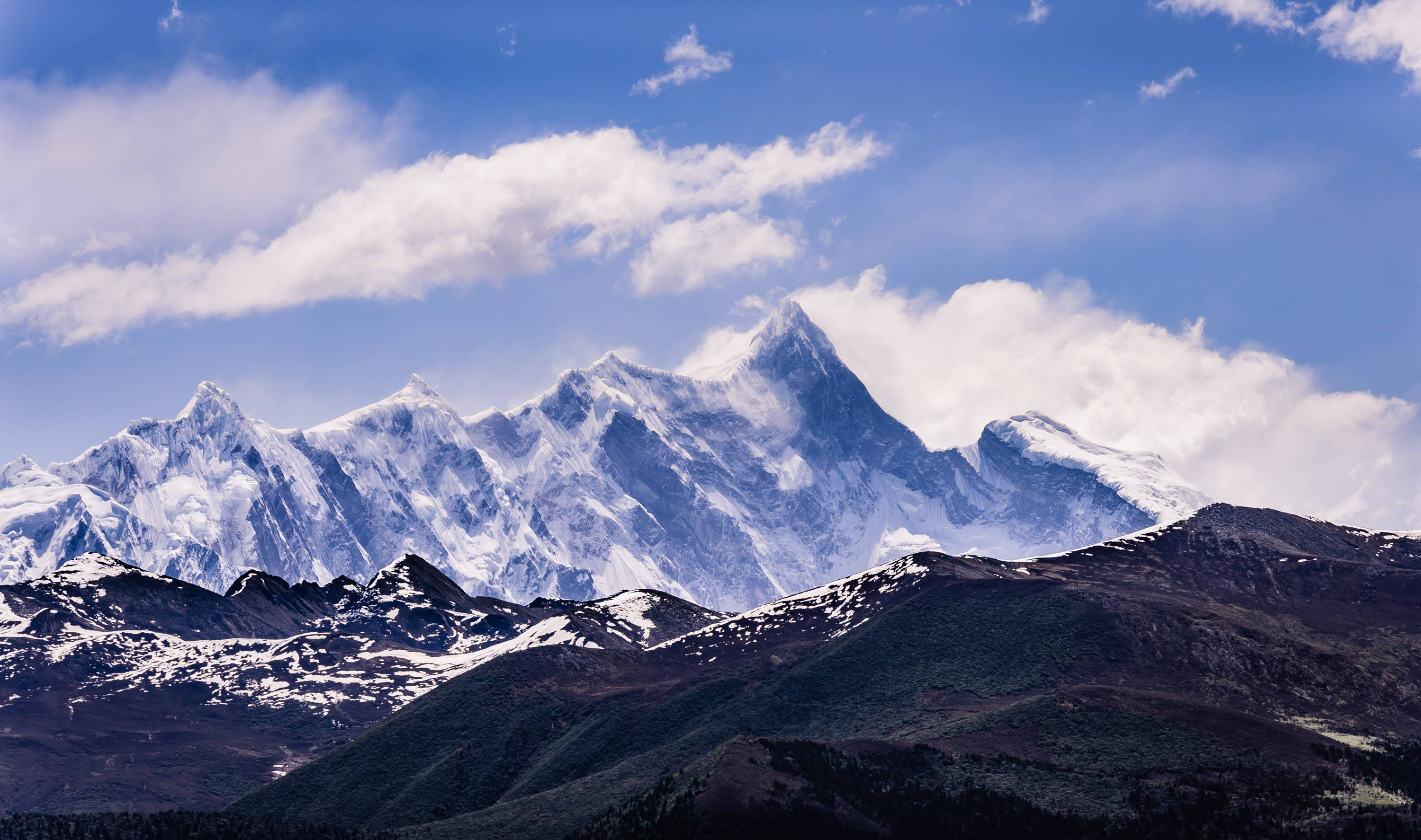 世界公认最美雪山图片