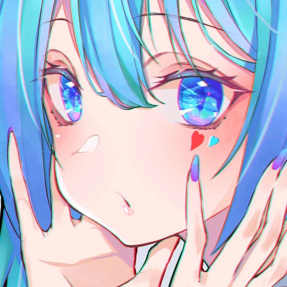 动漫女头|初音未来系列动漫女生头像_网络_动漫_初音