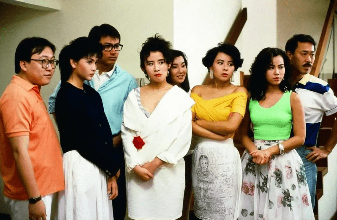 港星陈雅伦张曼玉等人罕见合影这几位女神大家都认识吗