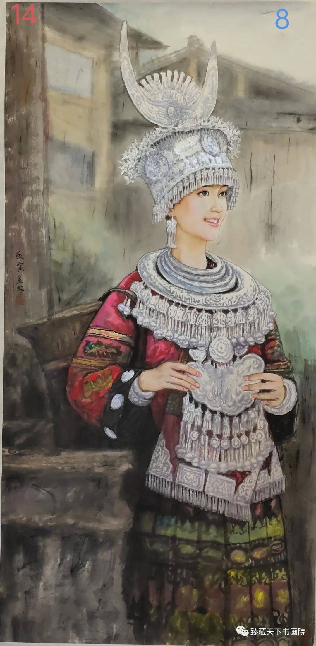 臻藏天下彩墨写实人物的拓荒者赵金文画家