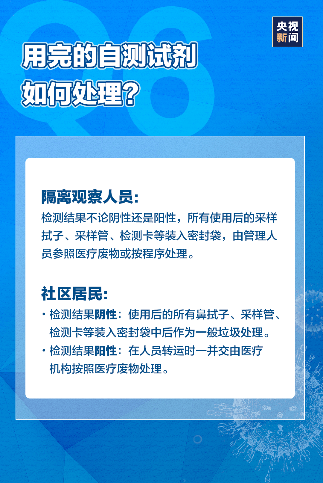 7个问题带你弄懂新冠抗原自测