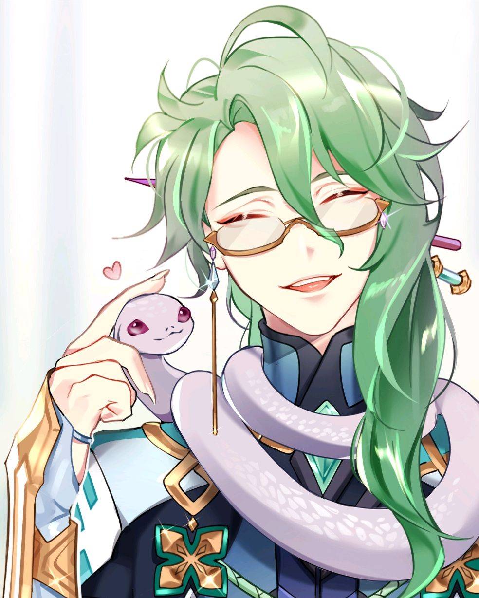 原神中的草神可能为一男一女,幕后阿蒙淡定地扶了扶单片眼镜