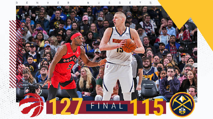【NBA战况】西亚卡姆33+5+7,巴恩斯25+8+10,猛龙127-115击败掘金