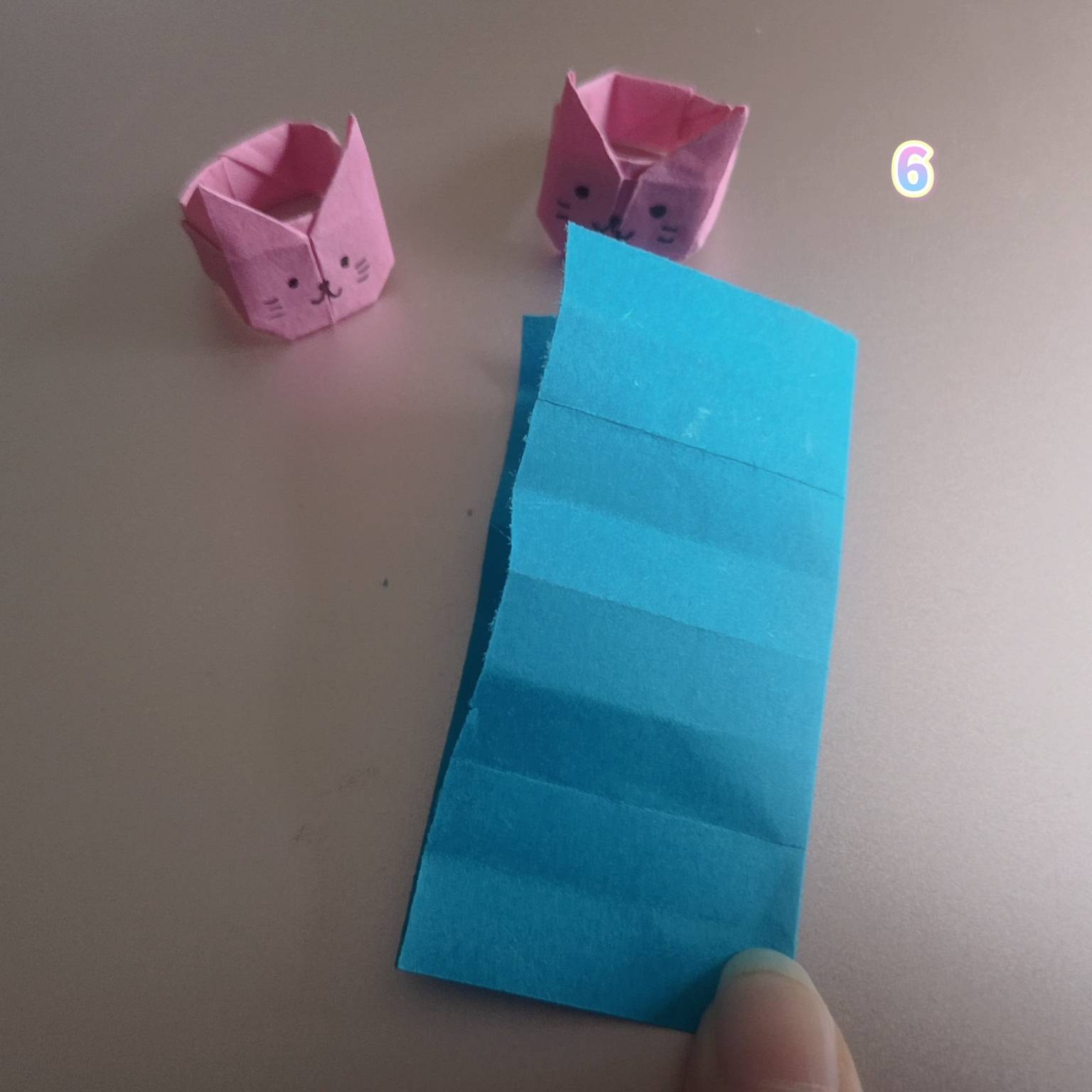 可爱的猫咪戒指折纸教程超详细