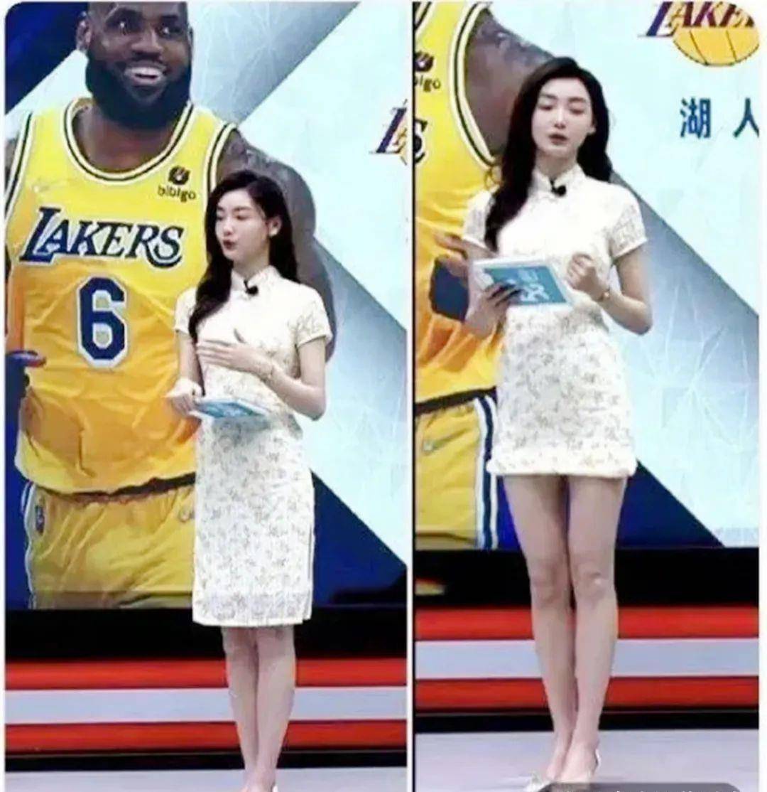 身材 网传导演当场掀裙的主持人，原来是NBA最美女主播，果然仙里仙气