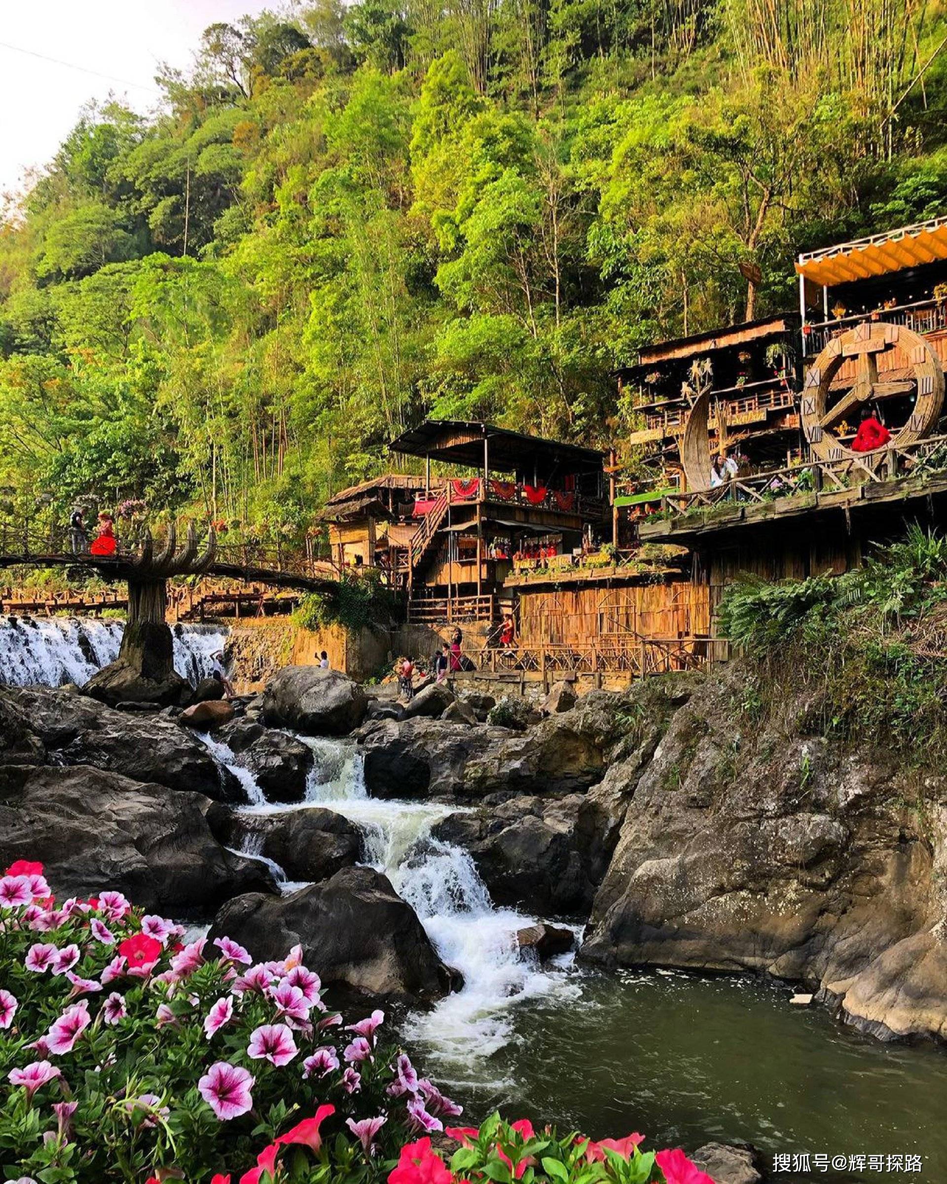 隐藏在大山中的世外桃源中越边境小镇沙坝究竟有多美