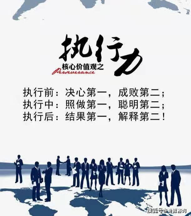 执行力就是生命力明确职责追求成果按时保质保量地达成目标