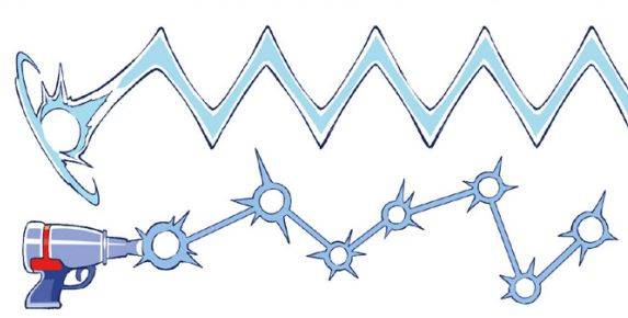 光束攻击特效怎么画漫画光速冲击波效果的画法
