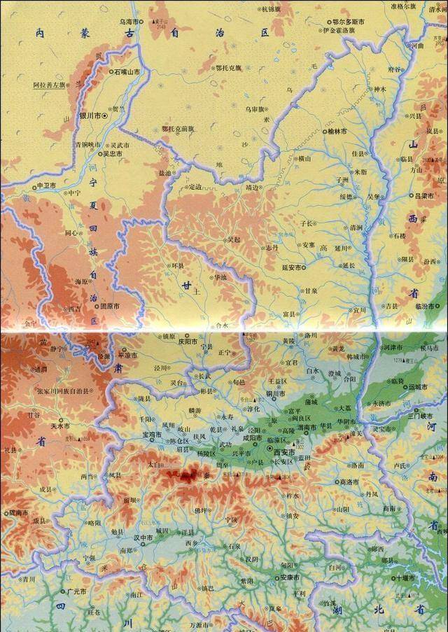 唐朝地形图图片