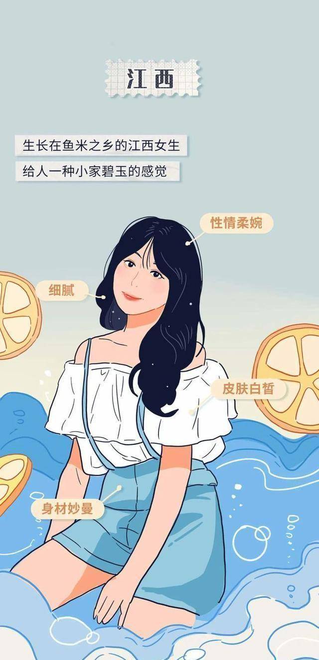 家乡全国各省女生长相排行榜“出炉”，你的家乡上榜了吗？（漫画）