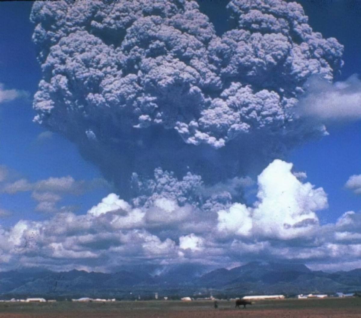 1991年菲律宾的皮纳图博火山爆发后