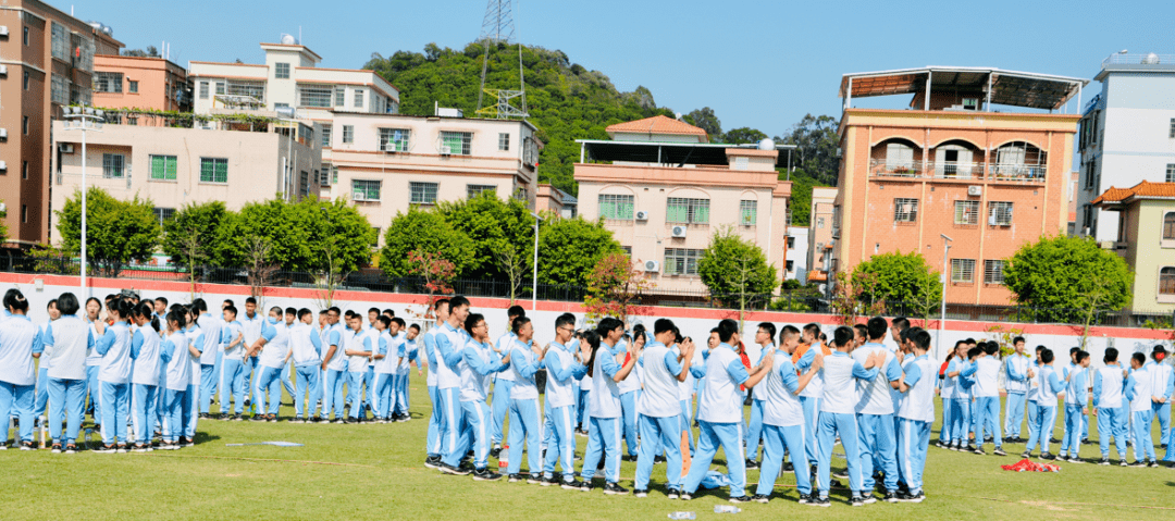 点燃激情决胜中考2022年广州市南沙第一中学中考百日誓师大会