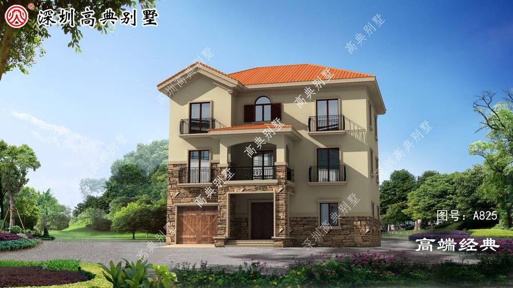 美好的生活 从一栋舒适的住宅开始 住的幸福又体面 农村 别墅 车也