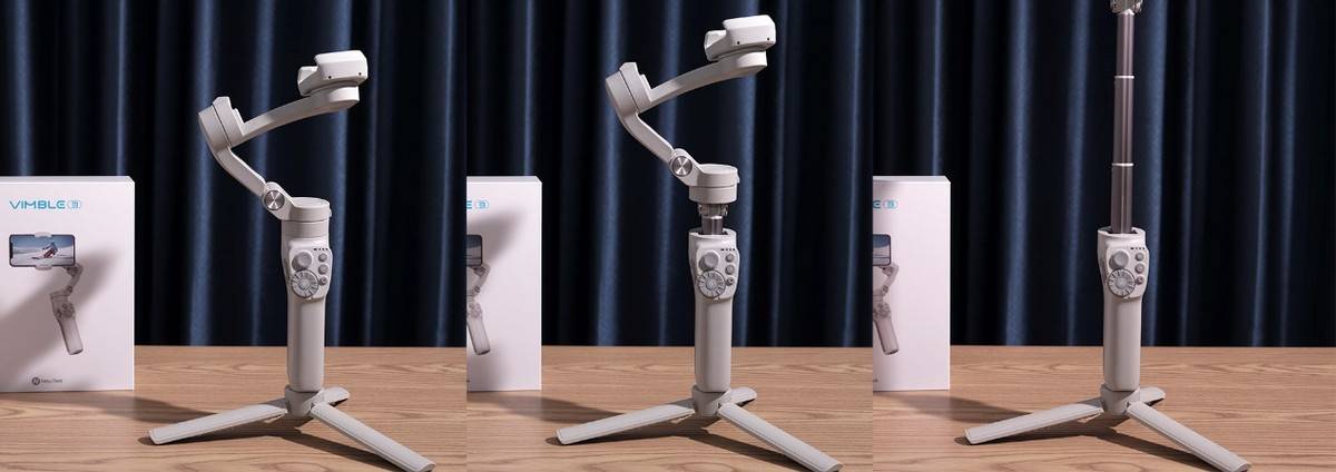 功能|飞宇稳定器Vimble 3 旗舰三轴稳定器来袭，手机大片一手掌控