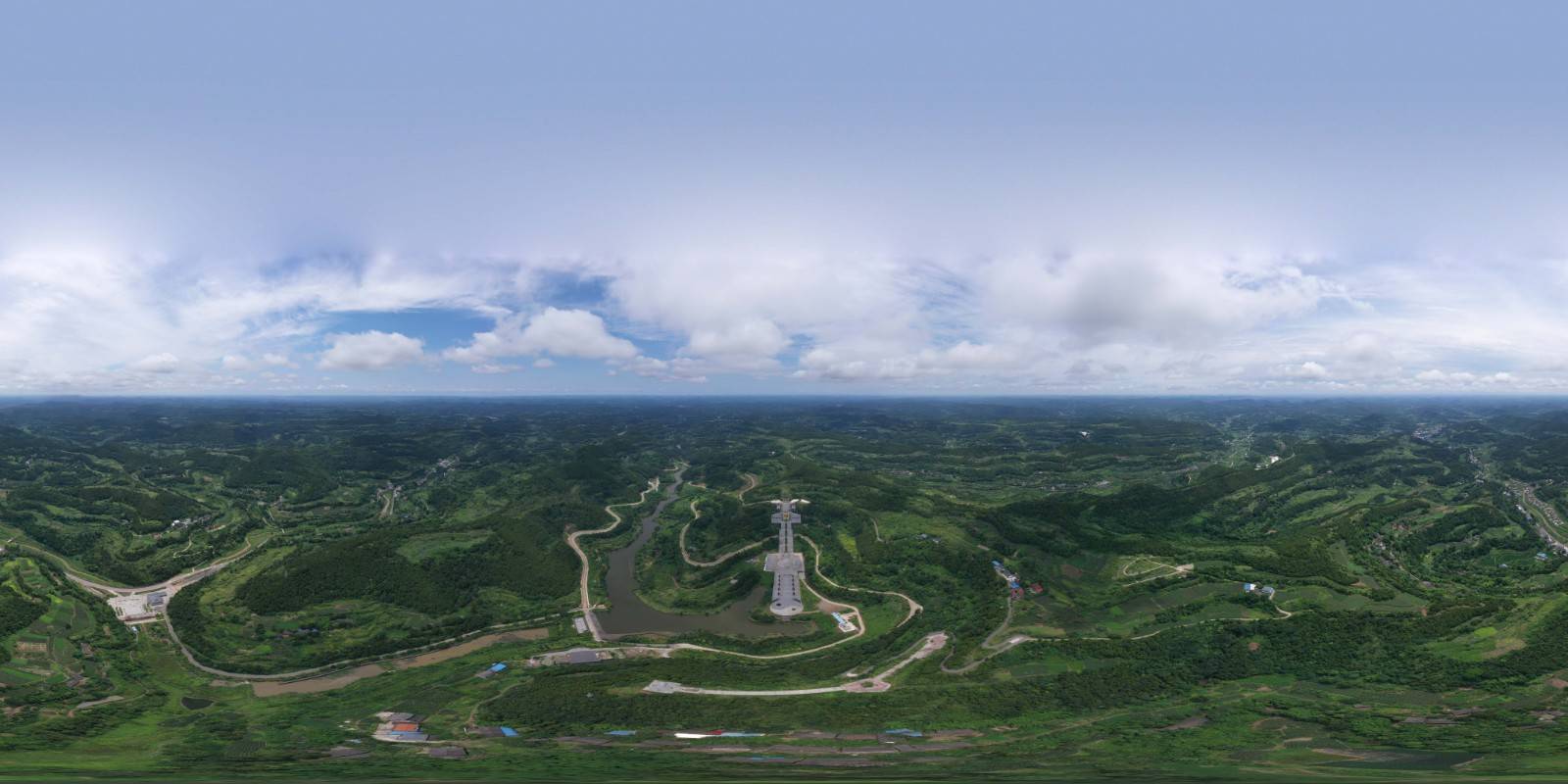 盐亭县嫘祖陵风景区图片