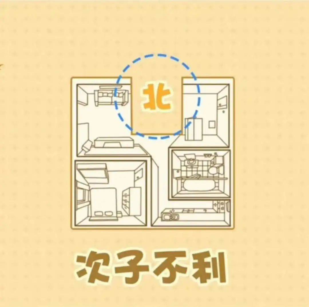 正南方缺角为离卦,五行属火,主家中中女;身体脏腑为心脏,血液,眼. .