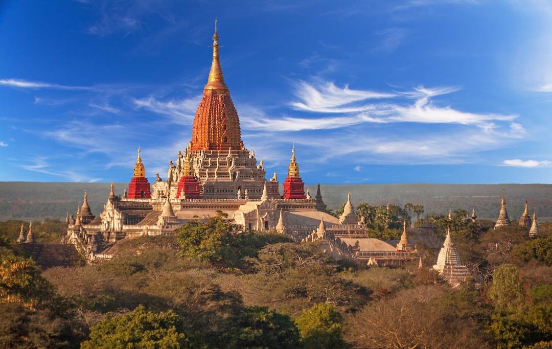 缅甸佛教圣地图片