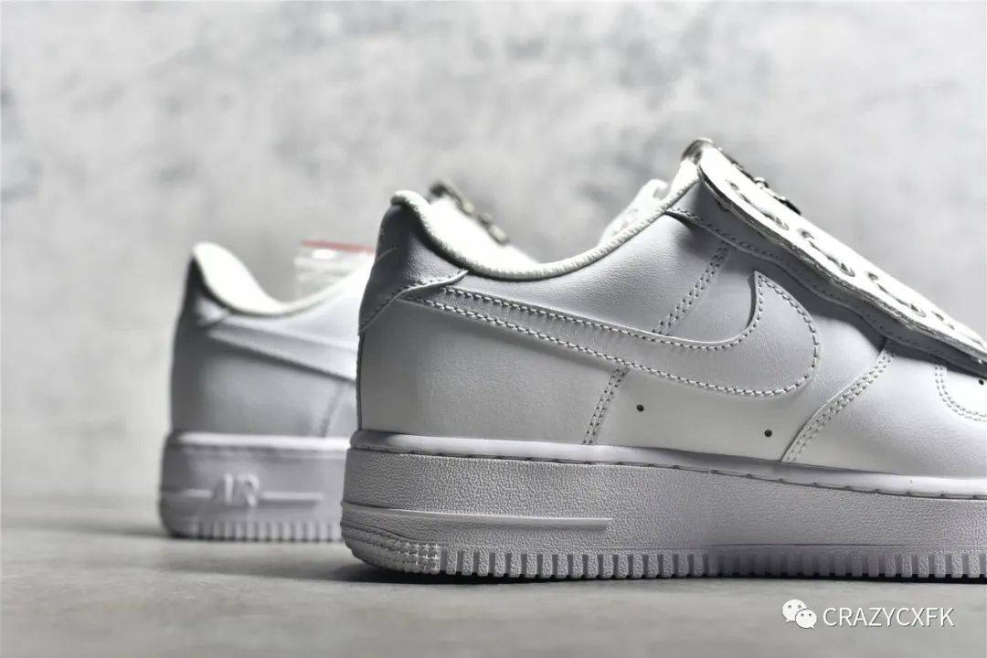 耐克 nike air force 1 low shroud 空军一号拉链鞋舌经典低帮运动鞋