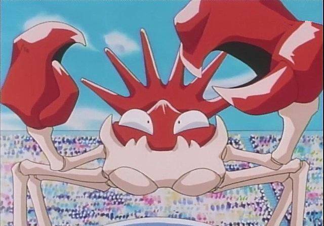 巨钳蟹是小智拥有的一只神奇宝贝,虽然看起来小小的,但是实力真的是没